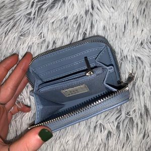 Small sky blue wallet